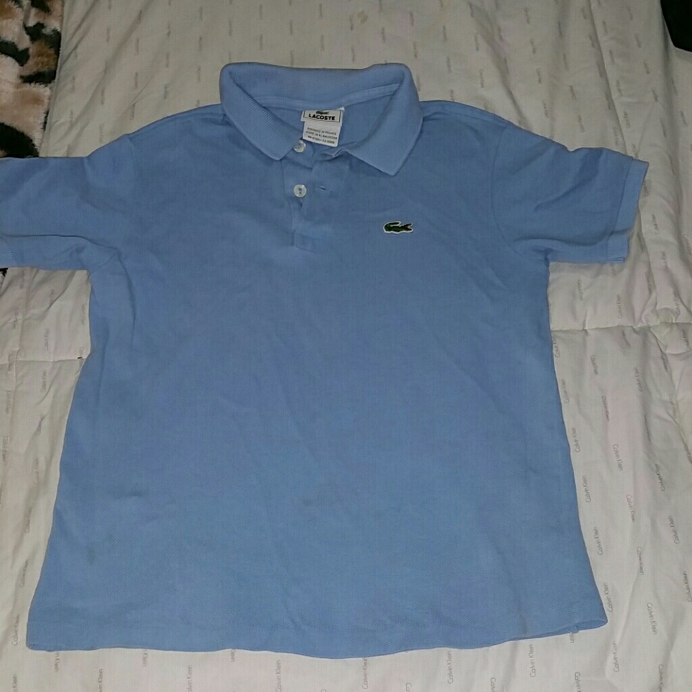 100% Authentic Lacoste Blue Polo Shirt